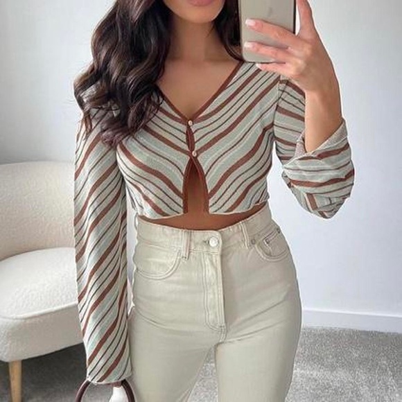 🆕 {Zara} Striped Knit Sweater - Picture 12 of 17